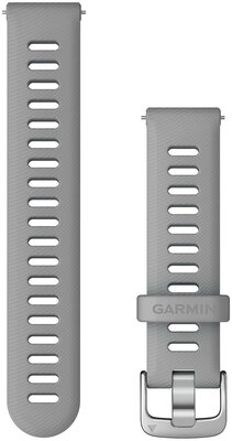Silikónový remienok Garmin 18mm, Powder Grey, Quick Release, 010-11251-3G