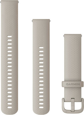 Silikónový remienok Garmin 20mm (pro Venu, Venu Sq, Venu 2 plus aj.), šedý V2, Quick Release, + predĺžená časť