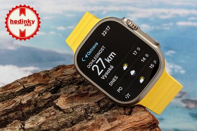 Apple Watch Ultra GPS + Cellular, 49mm Titanium Case / Yellow Ocean Band