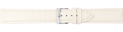 Kožený remienok Morellato Tiglio 5673D74.017 M, biely, ekokoža