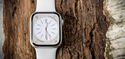 Apple Watch Series 8 GPS 45mm Silver Aluminium Case / White Sport Band - Regular