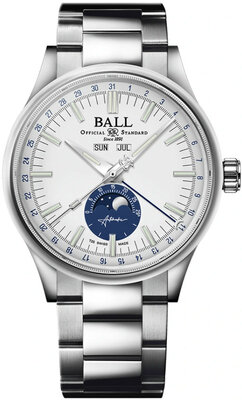 Ball Engineer II Moon Calendar NM3016C-S1J-WH Limited Edition 1000pcs