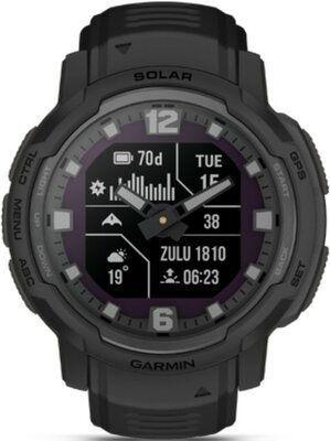 Garmin Instinct Crossover Solar Tactical Edition, Black