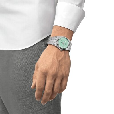 Tissot PRX Quartz T137.410.11.091.01 (v farbe Tiffany Blue)