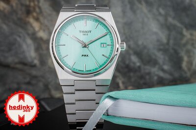 Tissot PRX Quartz T137.410.11.091.01 (v farbe Tiffany Blue)
