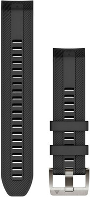 Silikónový remienok Garmin 22mm, Black, QuickFit, 010-13225-00