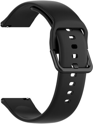 Xiaomi remienok univerzálny, QuickRelease 20mm, silikónový, čierny, čierna spona