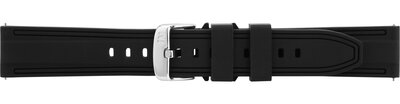 Silikónový remienok Morellato Brais 5755187.019 L, čierny, Quick Release