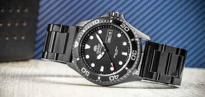 Oceľový náramok Ricardo Siena, čierny