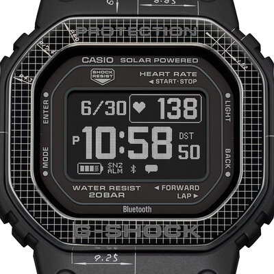 Casio G-Shock G-Squad DW-H5600EX-1ER (+ náhradná luneta a remienky)