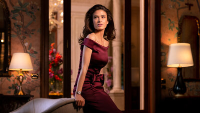 Frederique Constant Slimline Lady Quartz Moonphase FC-206MPWD1SD6B