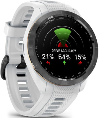 (SK) Garmin Approach S70 42mm, White