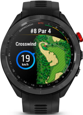 (SK) Garmin Approach S70 47mm, Black