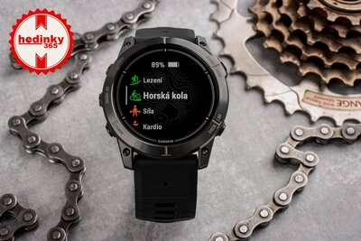 Garmin Epix Pro (Gen 2) Sapphire 51mm Gray DLC titanium / Black Silicone Band