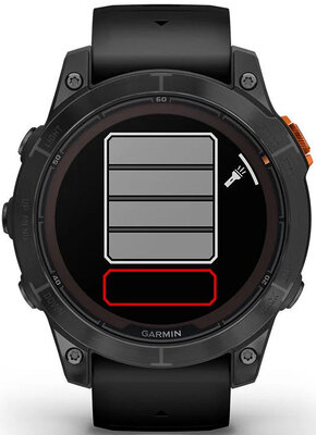 Garmin Fenix 7X Pro Solar, Slate Gray Stainless Steel, Black Band