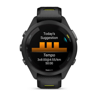 Garmin Forerunner 265S Black / Amp Yellow