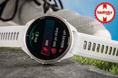 Garmin Forerunner 965 Whitestone / Powder Gray