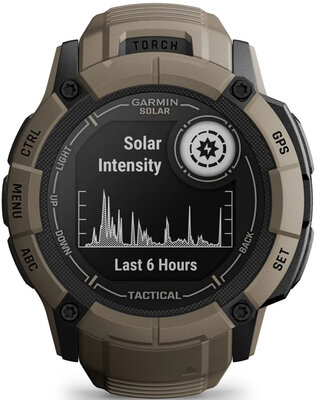 Garmin Instinct 2X Solar - Tactical Edition, Coyote Tan