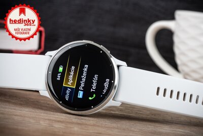 Garmin Venu 3 Silver / Whitestone, Silicone Band