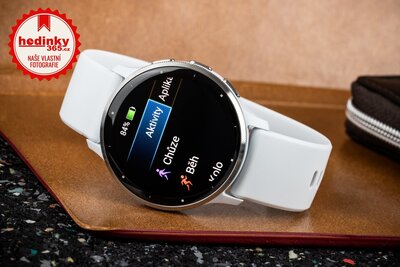 Garmin Venu 3 Silver / Whitestone, Silicone Band