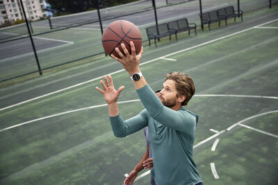 Garmin Venu 3 Silver / Whitestone, Silicone Band