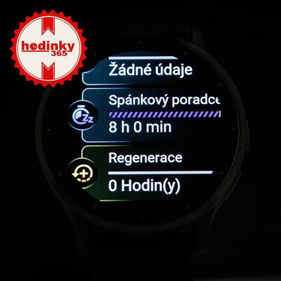 Garmin Venu 3 Slate / Black, Black Leather Band