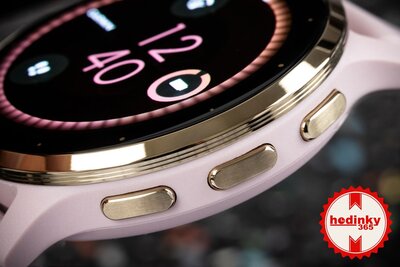 Garmin Venu 3S Cream Gold / Dust Rose, Silicone Band