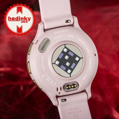 Garmin Venu 3S Cream Gold / Dust Rose, Silicone Band