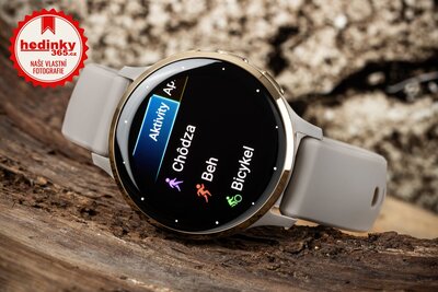 Garmin Venu 3S Cream Gold / French Gray, Silicone Band