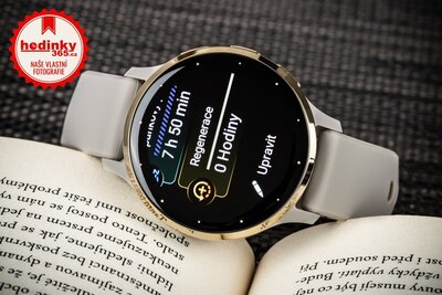 Garmin Venu 3S Cream Gold / French Gray, Silicone Band