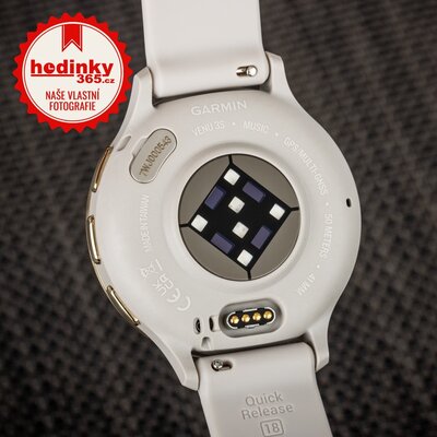 Garmin Venu 3S Cream Gold / French Gray, Silicone Band