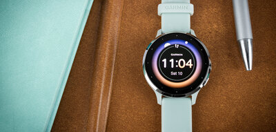 Garmin Venu 3S Silver / Sage Gray, Silicone Band