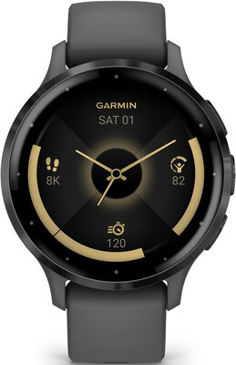 Garmin Venu 3S Slate / Gray, Silicone Band