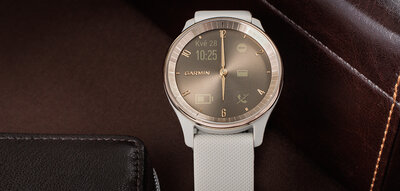 Garmin Vívomove Trend Cream Gold / French Gray Band