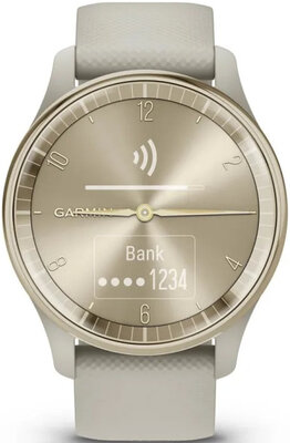 Garmin Vívomove Trend Cream Gold / French Gray Band