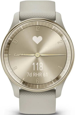 Garmin Vívomove Trend Cream Gold / French Gray Band