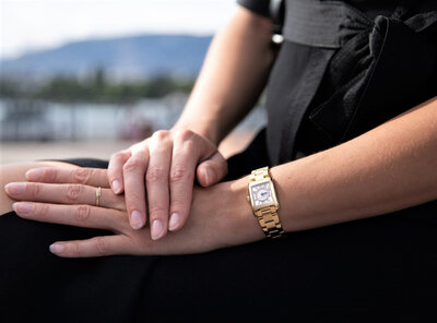 Frederique Constant Classics Carrée Ladies Quartz FC-200MCDC25B