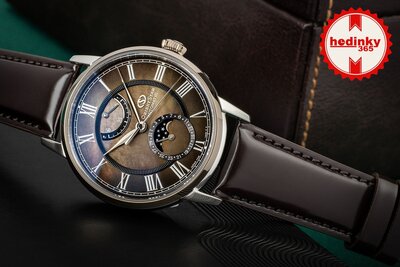 Orient Star Classic M45 F7 Moon Phase Automatic RE-AY0121A00B Lake Tazawa Limited Edition 180pcs (+ náhradný remienok)