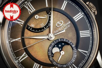Orient Star Classic M45 F7 Moon Phase Automatic RE-AY0121A00B Lake Tazawa Limited Edition 180pcs (+ náhradný remienok)
