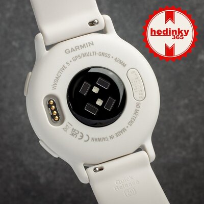 Garmin Vivoactive 5, Cream Gold/ Ivory, Silicone Band