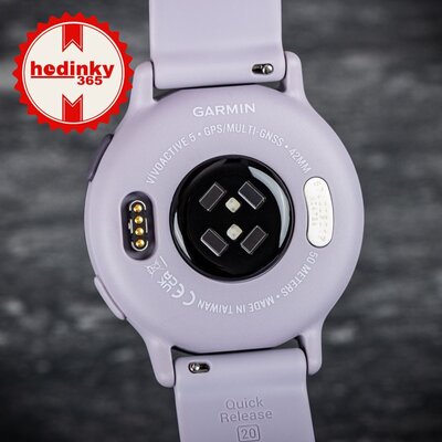 Garmin Vivoactive 5, Orchid, Silicone Band