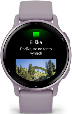 Garmin Vivoactive 5, Orchid, Silicone Band