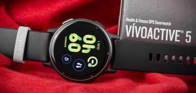 Garmin Vivoactive 5, Slate/ Black, Silicone Band