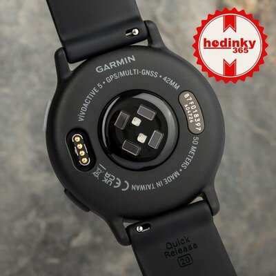 Garmin Vivoactive 5, Slate/ Black, Silicone Band