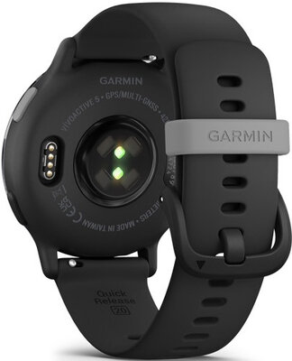 Garmin Vivoactive 5, Slate/ Black, Silicone Band