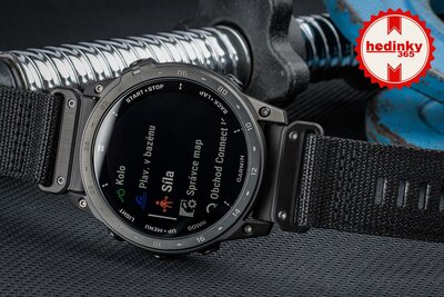 Garmin Tactix 7 Sapphire AMOLED Black Nylon Band (+ náhradný remienok)