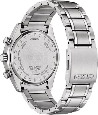 Citizen Športový Eco-Drive rádiom riadený Tsuki-yomi Moonphase Super Titanium BY1010-81H
