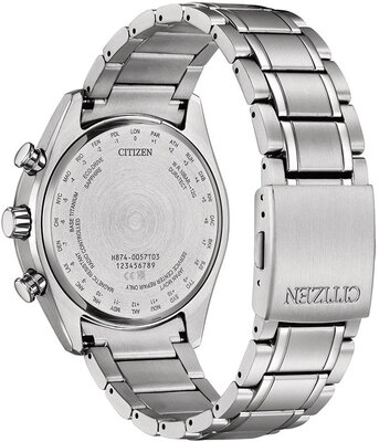 Citizen Športový Eco-Drive Rádiom riadený Tsuki-yomi Moonphase Super Titanium BY1010-81L
