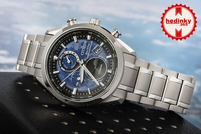 Citizen Športový Eco-Drive Rádiom riadený Tsuki-yomi Moonphase Super Titanium BY1010-81L