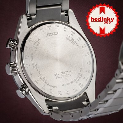 Citizen Športové Eco-Drive rádiom riadené Tsuki-yomi Moonphase Super Titanium BY1018-80X
